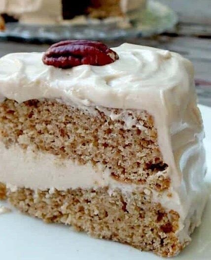 Spice Cake with Maple Cream Cheese Frosting