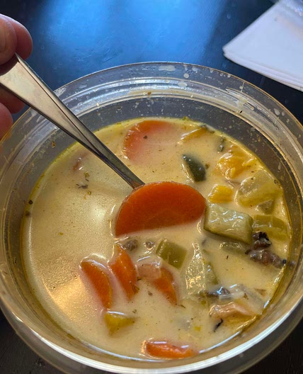 Turkey wild rice soup