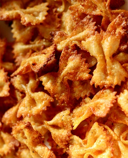 Chili Crunch Pasta Chips