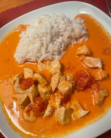 Indisches Hähnchen aus dem Ofen