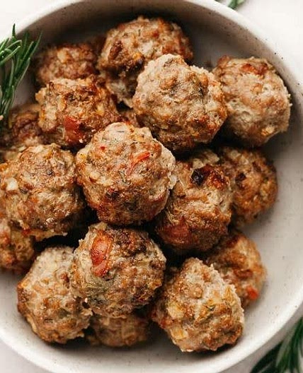 Turkey & Apple Breakfast Meatballs