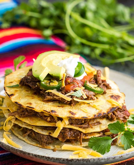 BEEF BIRRIA STACK