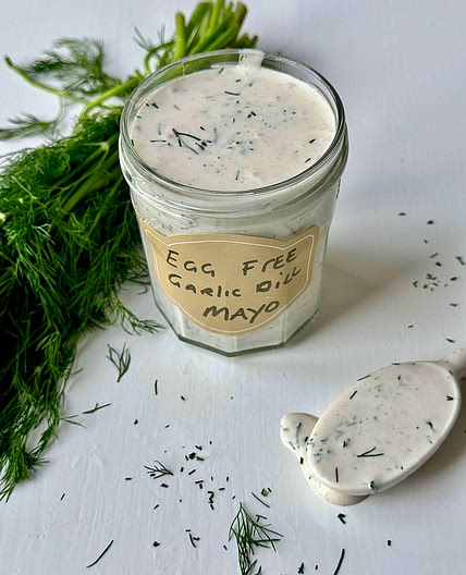 Egg free Garlic Dill Mayo