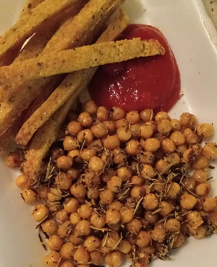 Roasted Rosemary Chick Peas