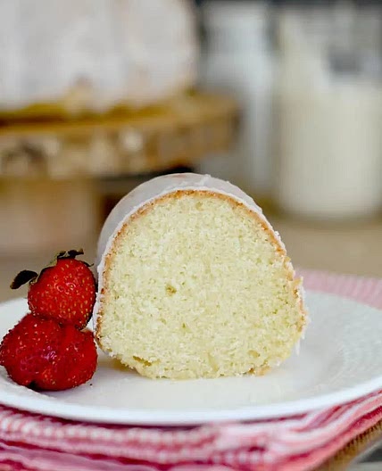 Sourdough Bundt Cake with Buttermilk Glaze