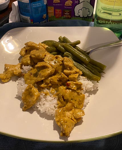 Kevin’s Thai Curry Chicken (no ingredients)