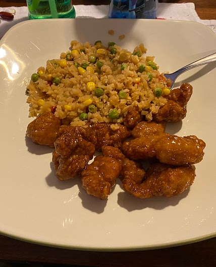 Orange Chicken (no ingredients)