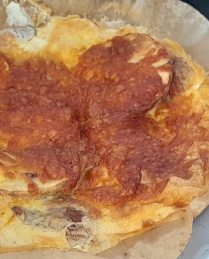 Potato  and cheese  omlette