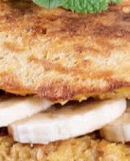 Placki bananowo-owsiane