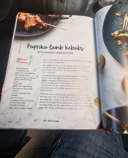 Paprika lamb kebabs