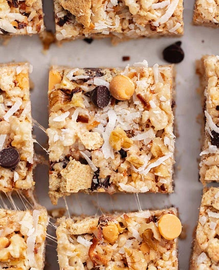 7 Layer Bar Rice Krispie Treats