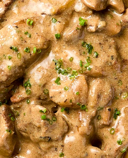 Beef Stroganoff