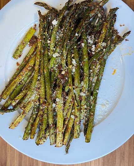 Air Fryer Parmesan Asparagus