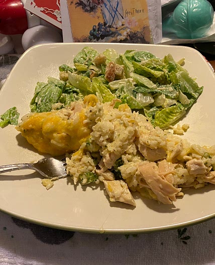 Chicken and Rice Casserole (no ingredients)