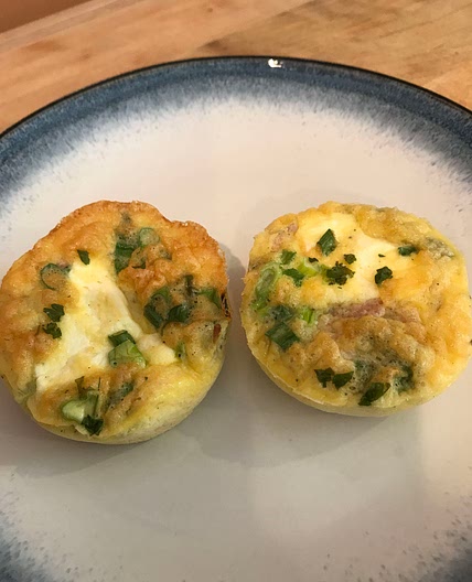 Mostly Egg White Lox muffins