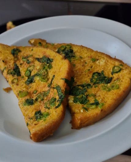 Masala Eggy Bread