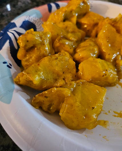 Cheesy chicken and potatoes