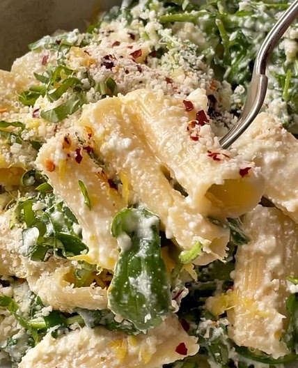 CREAMY LEMON RICOTTA PASTA