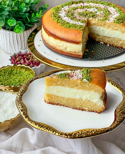 Basbousa/Harissa Bel Ashta 