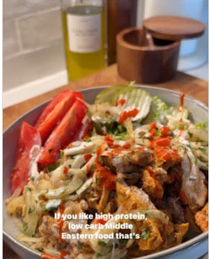 HIGH PROTEIN CHICKEN SHAWARMA