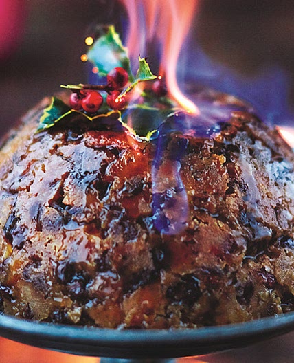 Christmas Pudding Dried Fruit, Pecans, Ginger, Rosemary, Bourbon and Golden Syrup