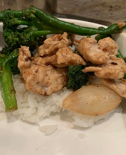 Chicken Stir Fry with Rice