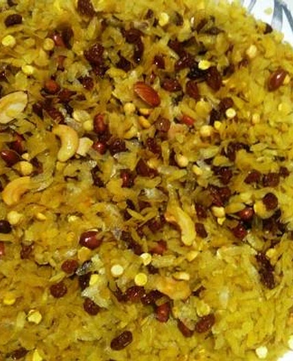 पोहा चिवड़ा (poha chivda recipe in Hindi)