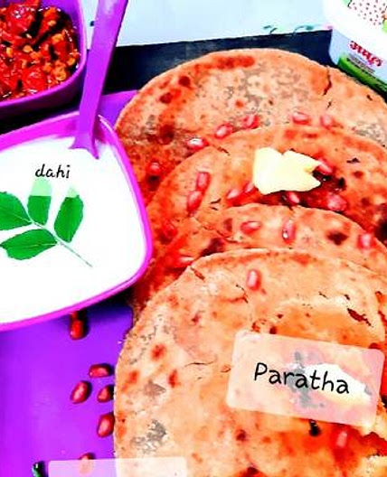 दही का स्टफ पराठा (Dahi Ka Stuff Paratha recipe in Hindi)