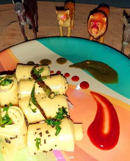 गुजराती खाडंवी (Gujarati Khandvi recipe in Hindi)