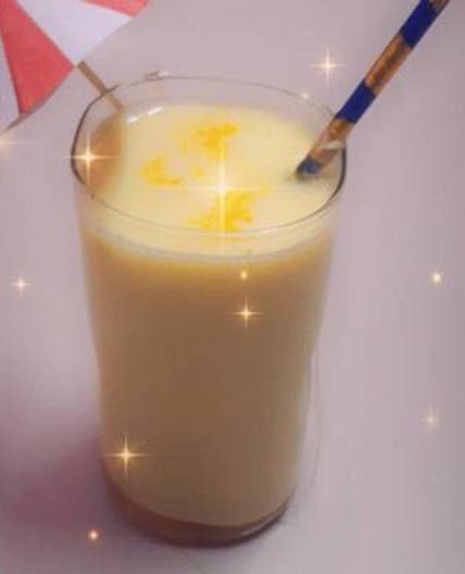 गोल्डन मिल्क शेक (golden milk shake recipe in Hindi)