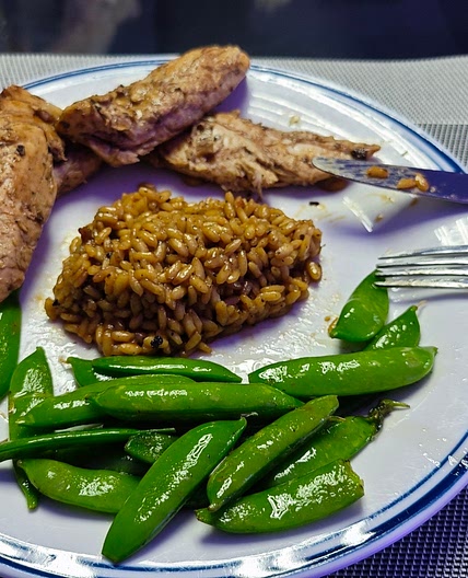 Chicken w/ Risotto & Broccoli