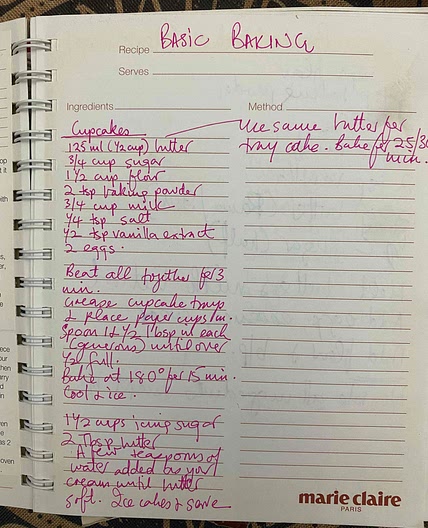 Basic vanilla sponge 