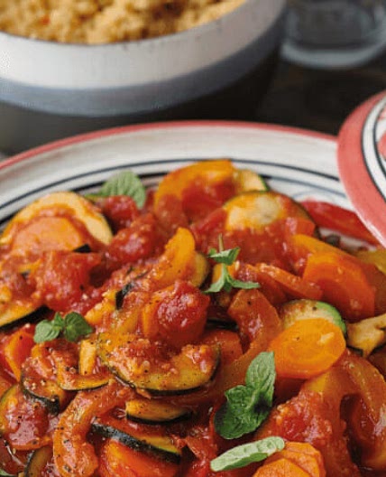 Gemüse-Tajine mit Couscous