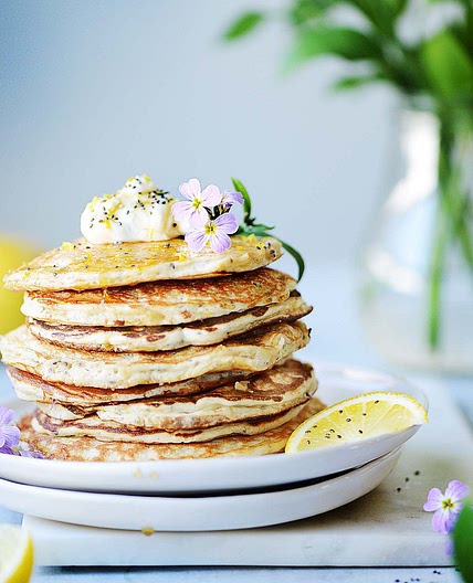Lemon Protein Pancakes