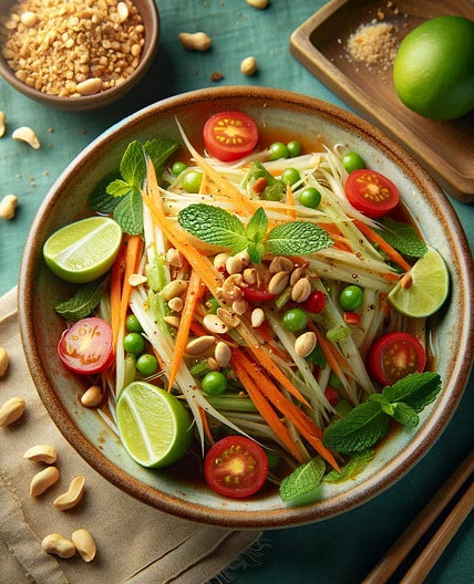 Vegan Thai Papaya Salad