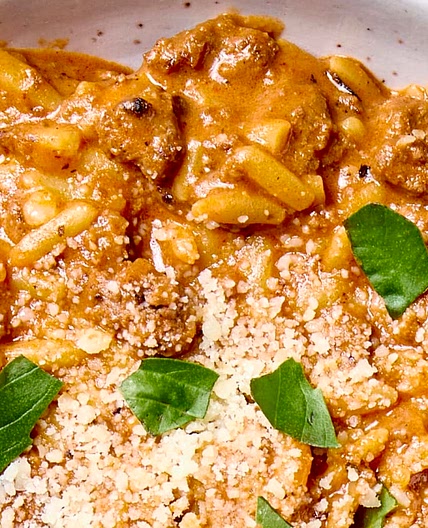 Creamy One-Pot Beef Orzo