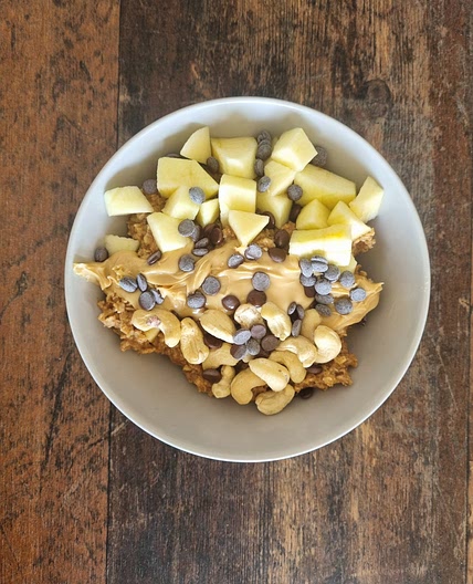 Apfel Porridge