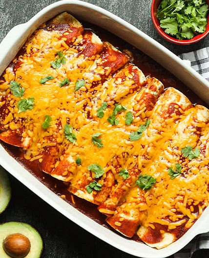 Chicken and Beef Enchiladas