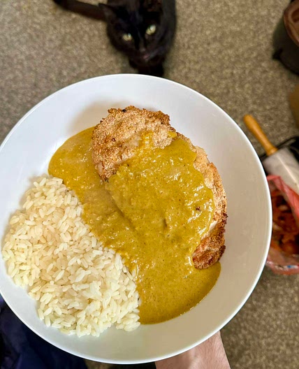 Airfryer Chicken Katsu Curry 