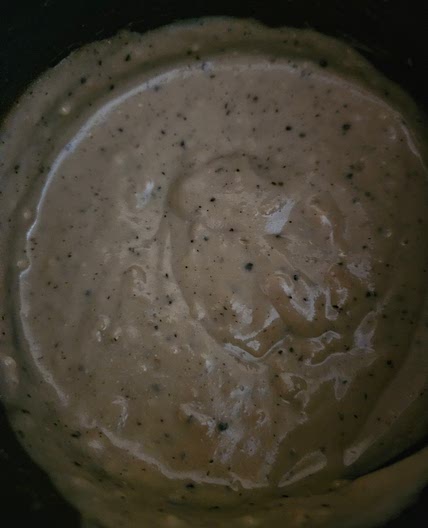 Peppercorn sauce
