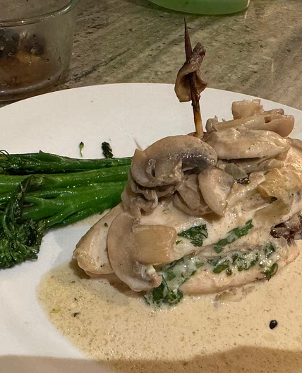 Creamy Stuffed Chicken Marsala 