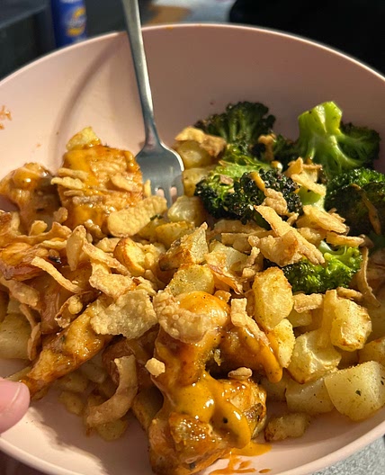 Lazy Girl Honey BBQ Bowls