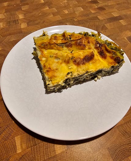 Spinat-Lasagne