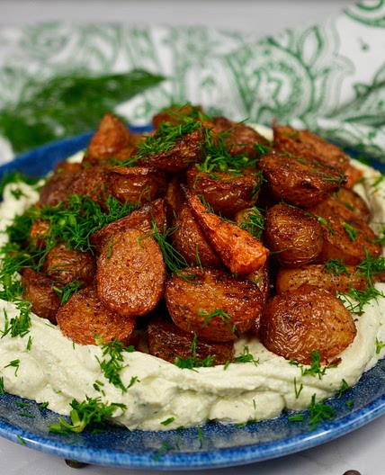 Baby Potatoes with Whipped Feta