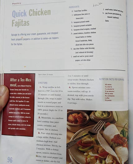 Quick Chicken Fajitas