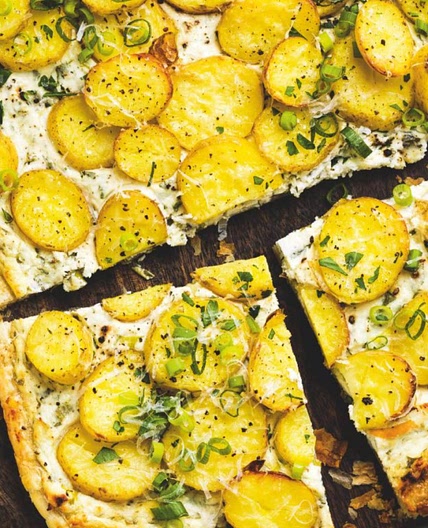 Baby potato tart