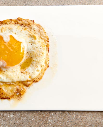 browned butter–basted fried eggs