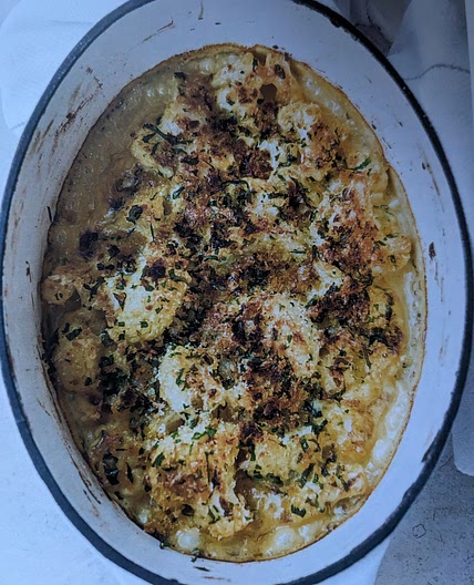 Mustardy cauliflower cheese