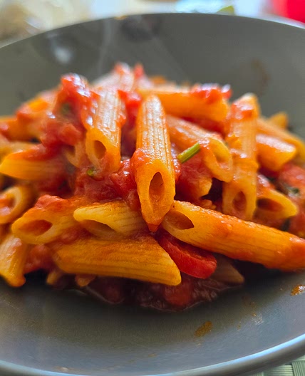 Penne all'arrabbiata! 🍝🌶️