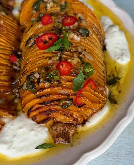 Hassleback Butternut Squash